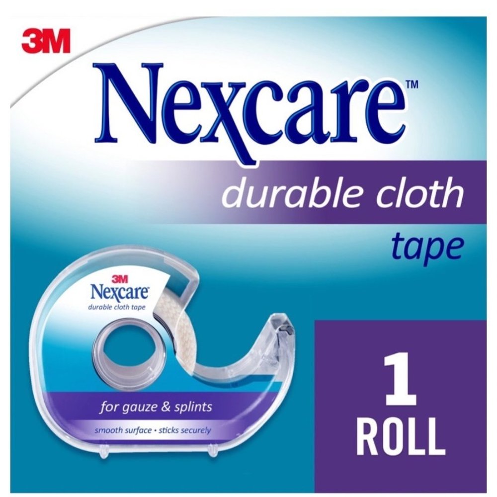 COPY - Nexcare Durable Cloth Tape 3/4 Inch X 6 Yards 3 Pack